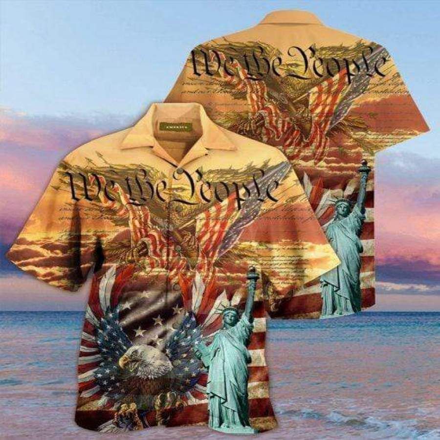 We The People American Flag Eagle Hawaii Shirts Ha80252