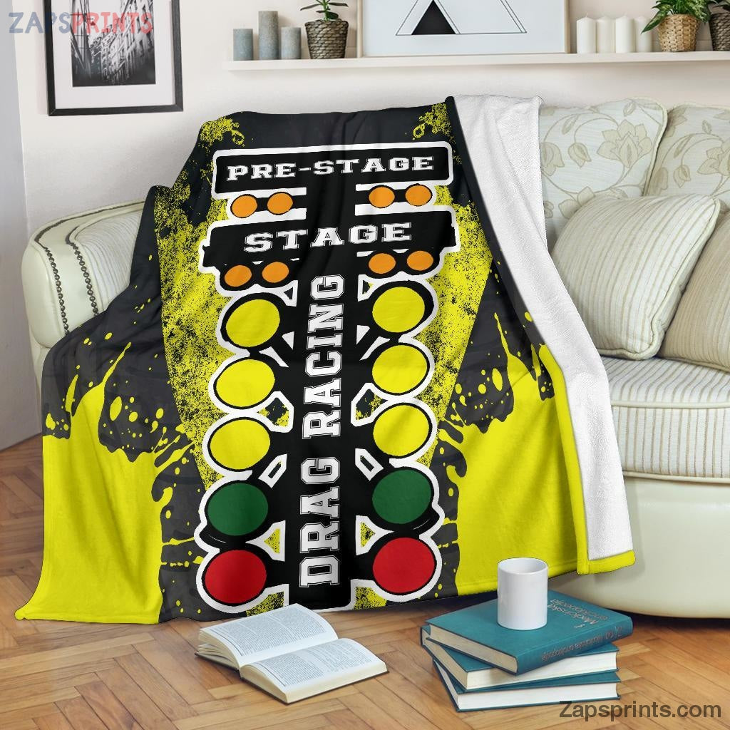 Gift For Racing Lover – Drag Racing Blanket Rbny – Gift For Friends