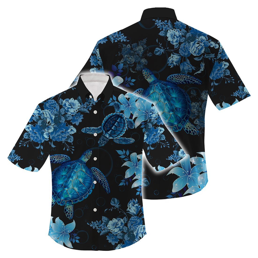 Blue Sea Turtle Hawaiian Shirt For Hot Summer