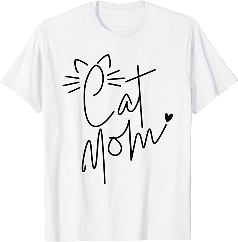 cat Mom Funny Cat Lover Mother Mommy Kitten Owner T-Shirt