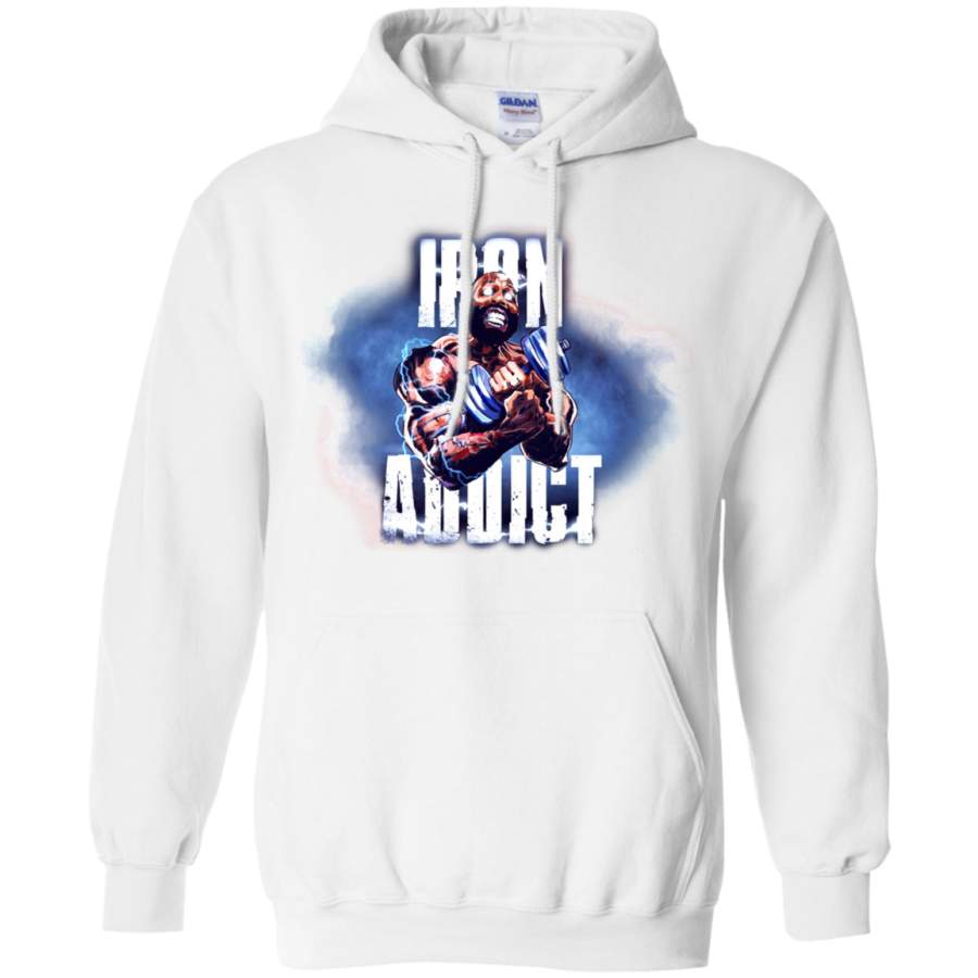 C T Fletcher Iron addict Pullover Hoodie