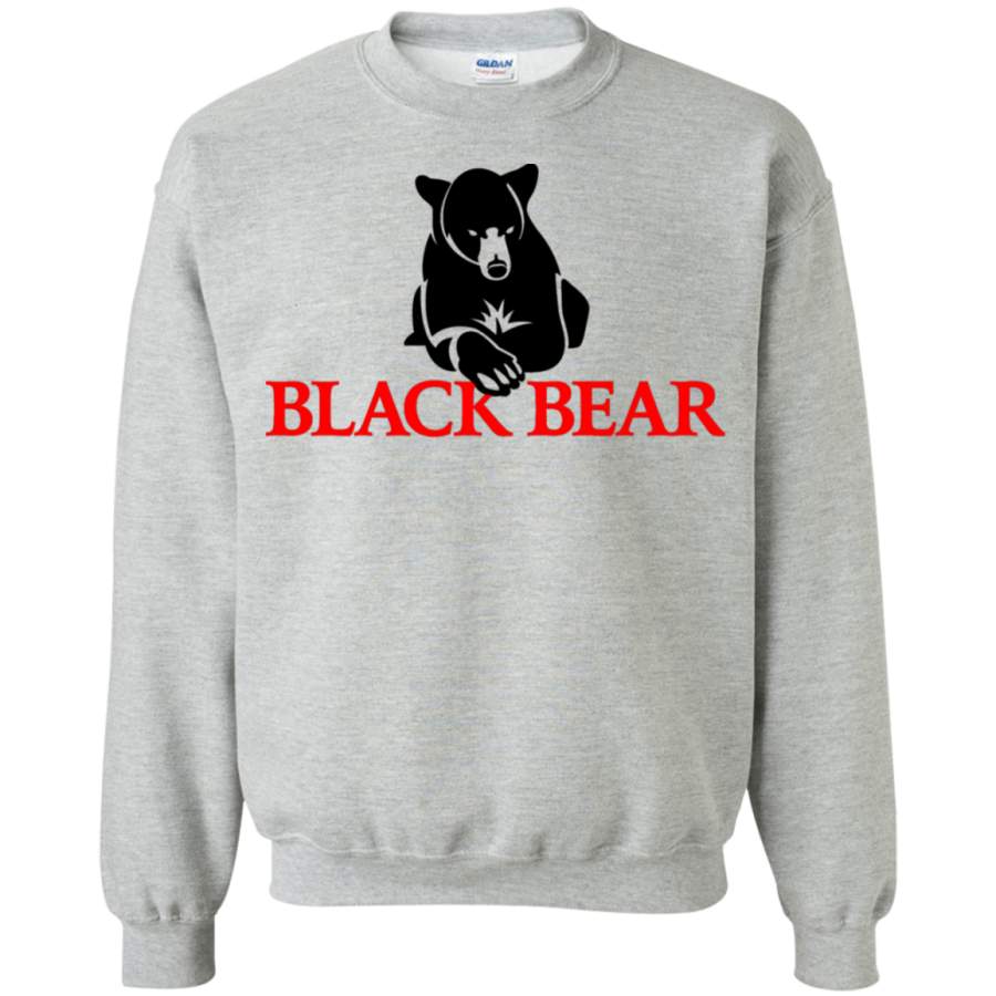 AGR Black bear Crewneck Pullover Sweatshirt