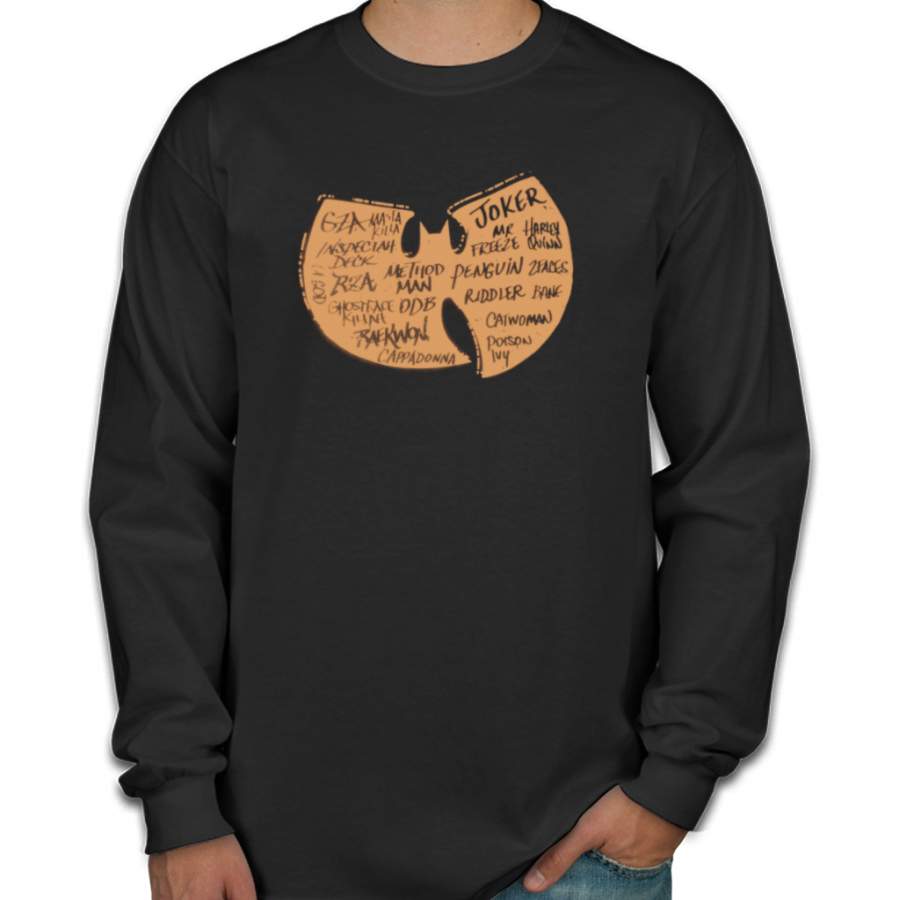 Wu-tang Batman Mashup T-shirt Men’s Long Sleeve Shirts