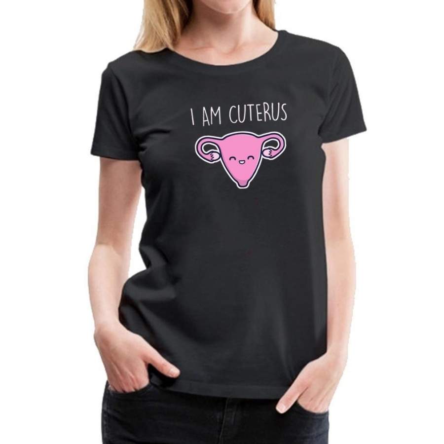 Women’S Summer Funny T Shirt I Am Cuterus Letter Printed T Shirt Cotton Casual Top