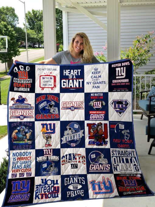 New York Giants Blanket Quilt V3 B93