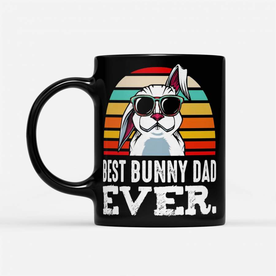 Best Bunny Dad Ever – Black Mug