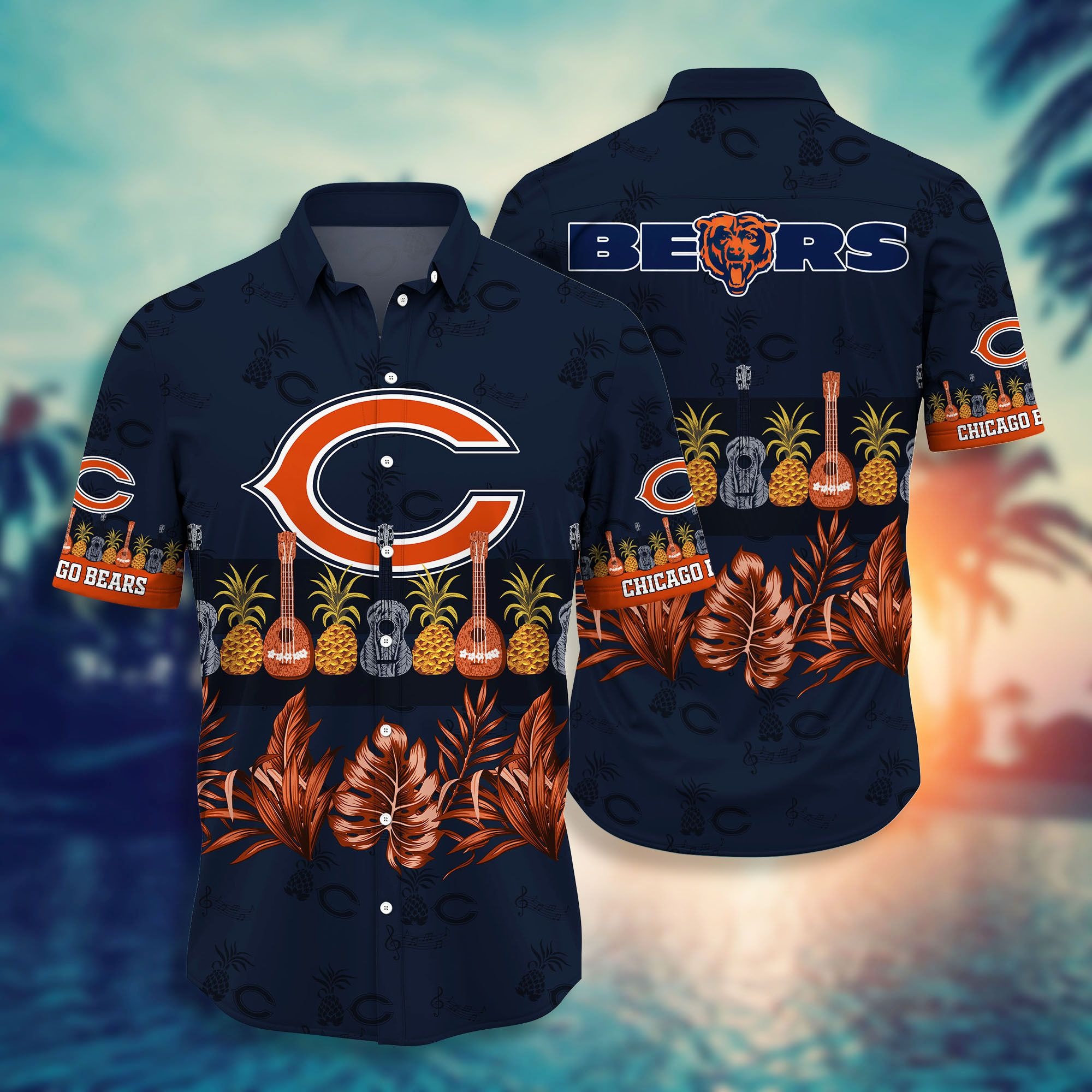 Chicago Bears Hawaiian Shirt 5Xl Hot Trending 2023