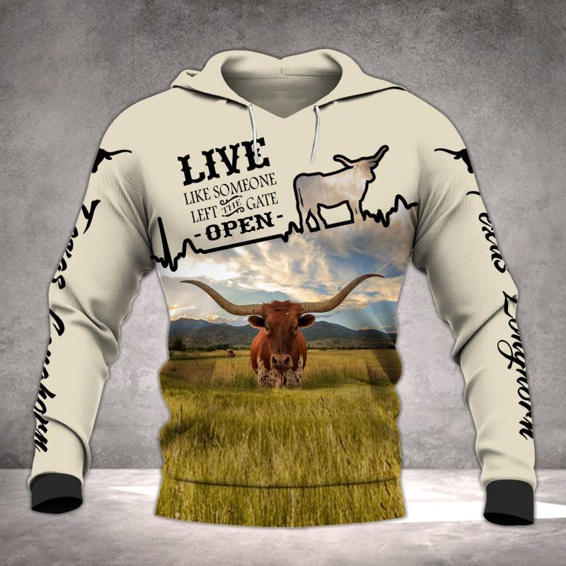 Animal Cale Texas Longhorn V775 Hoodie