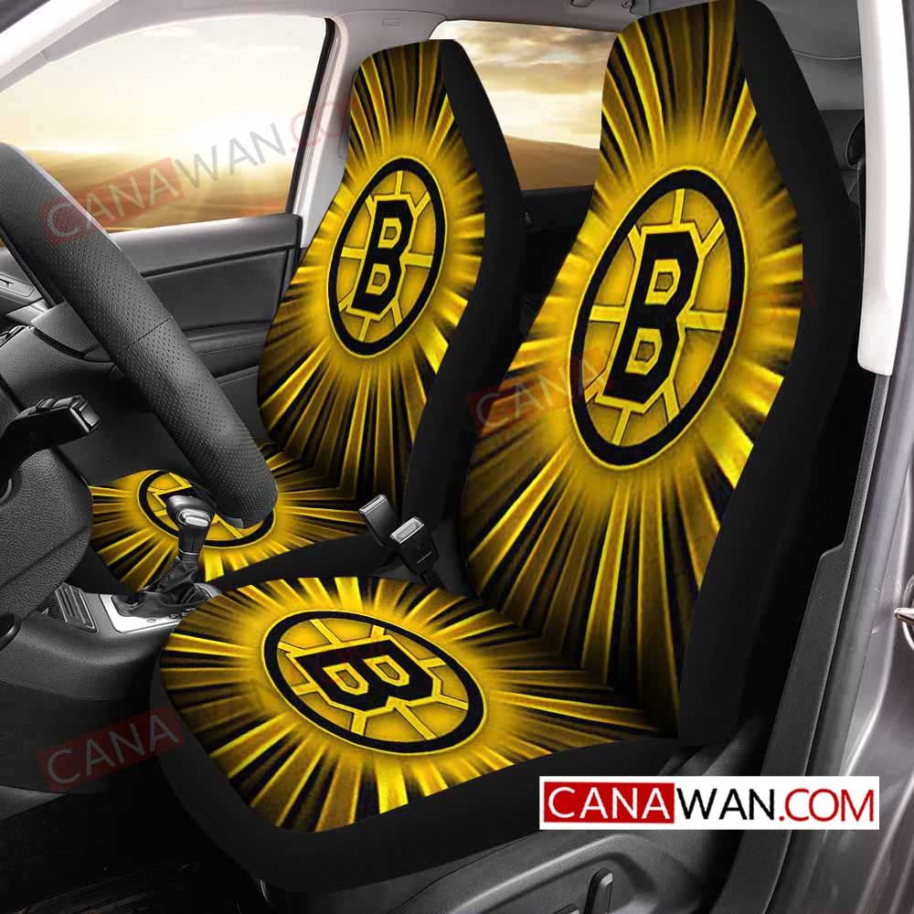 Boston Bruins Style149 3D Customized Personalized Car Seat Cover