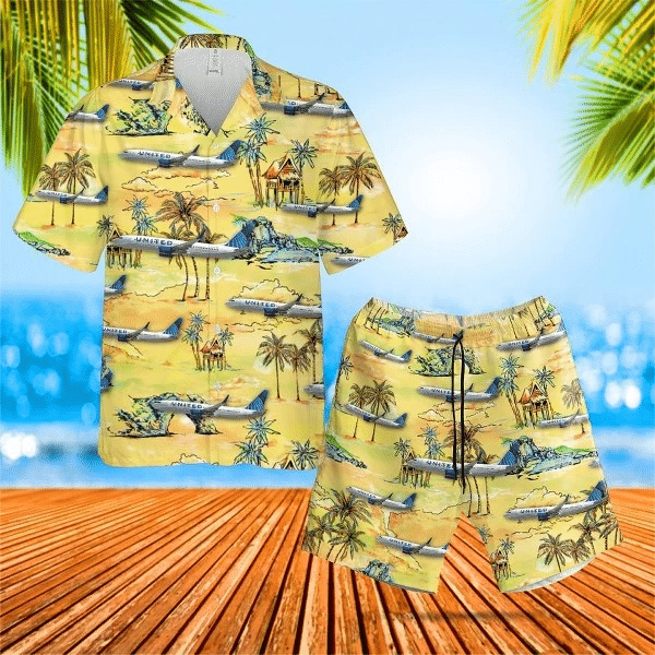 United Airlines Boeing Hawaii Shirt Set Unisex Ha11125