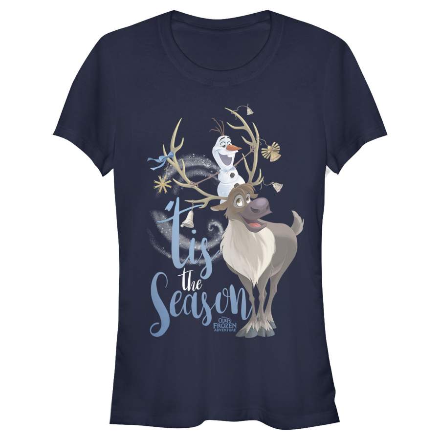 Frozen Junior’s Christmas Olaf Season  T Shirt