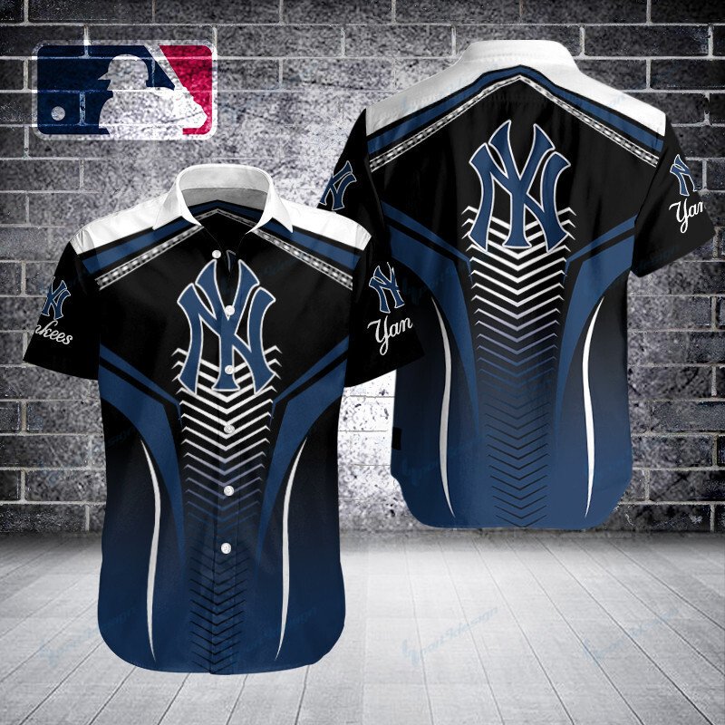 New York Yankees Button Shirt Bb252 – Wildzill_Store