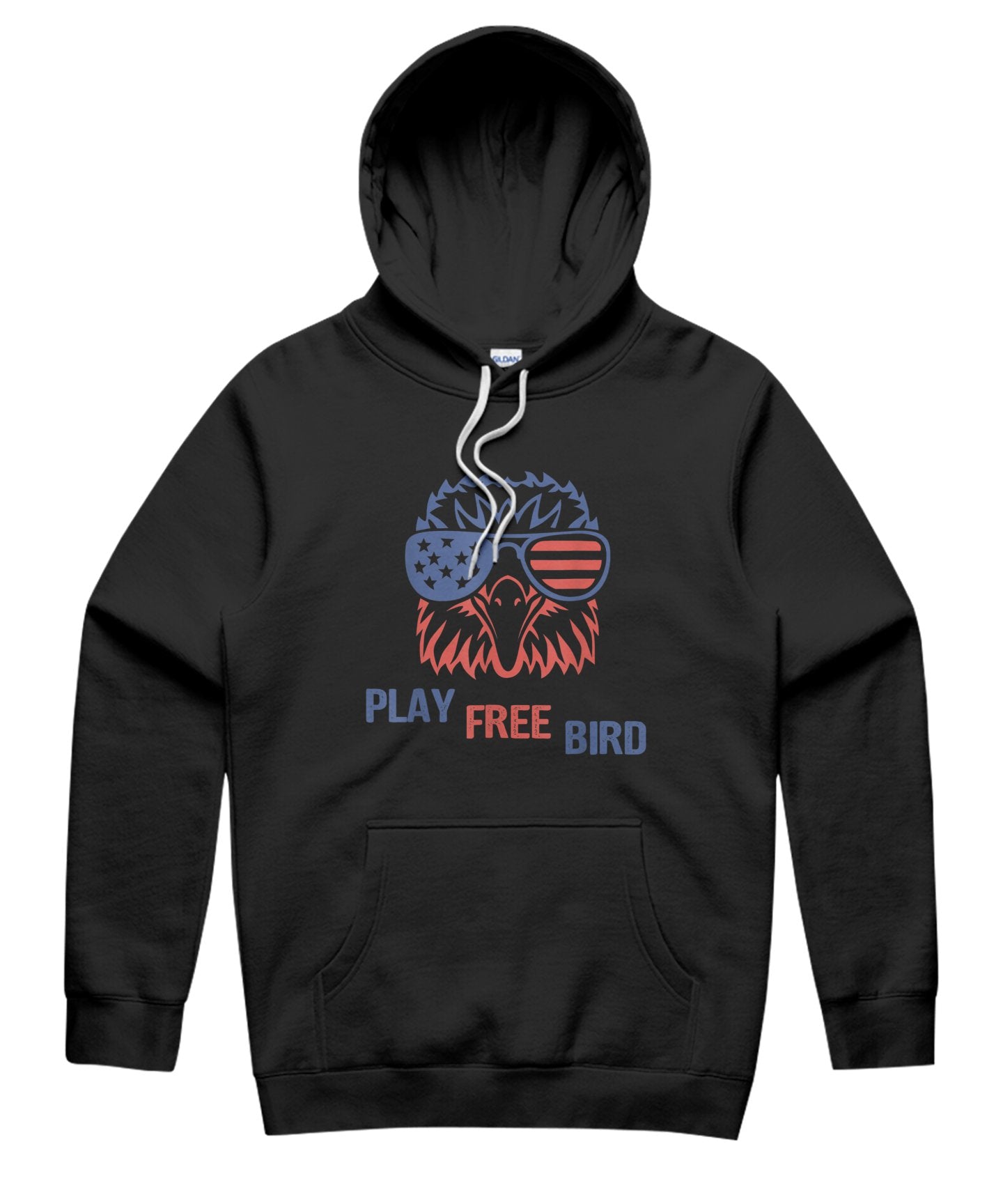 Play Free Bird Patriotic Eagle Tshirt 4Th Of July Usa Flag T-Shirt Unisex Hoodie