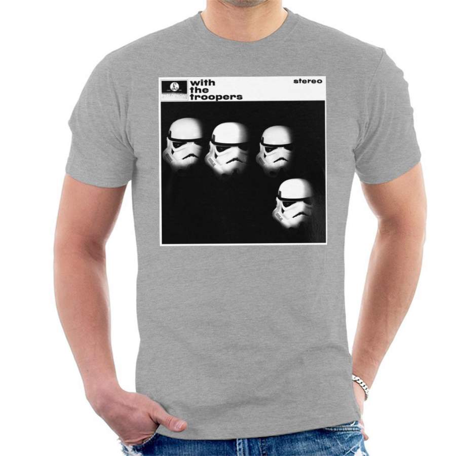 Original Stormtrooper With The Troopers Album Cover Parody Men’s T-Shirt