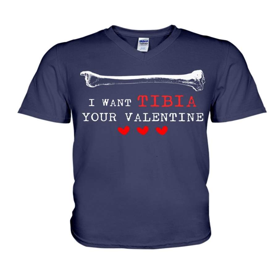 Physical Therapy I Want Tibia Your Valentine Couple Gift Guys V-Neck