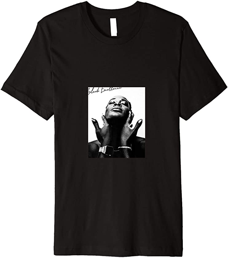 Black Excellence – Black and white photo Premium T-Shirt