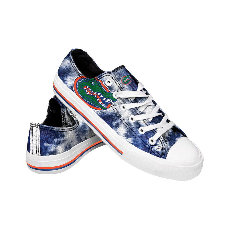 Florida Gators NCAA Womens Low Top Tie-Dye Canvas Shoe