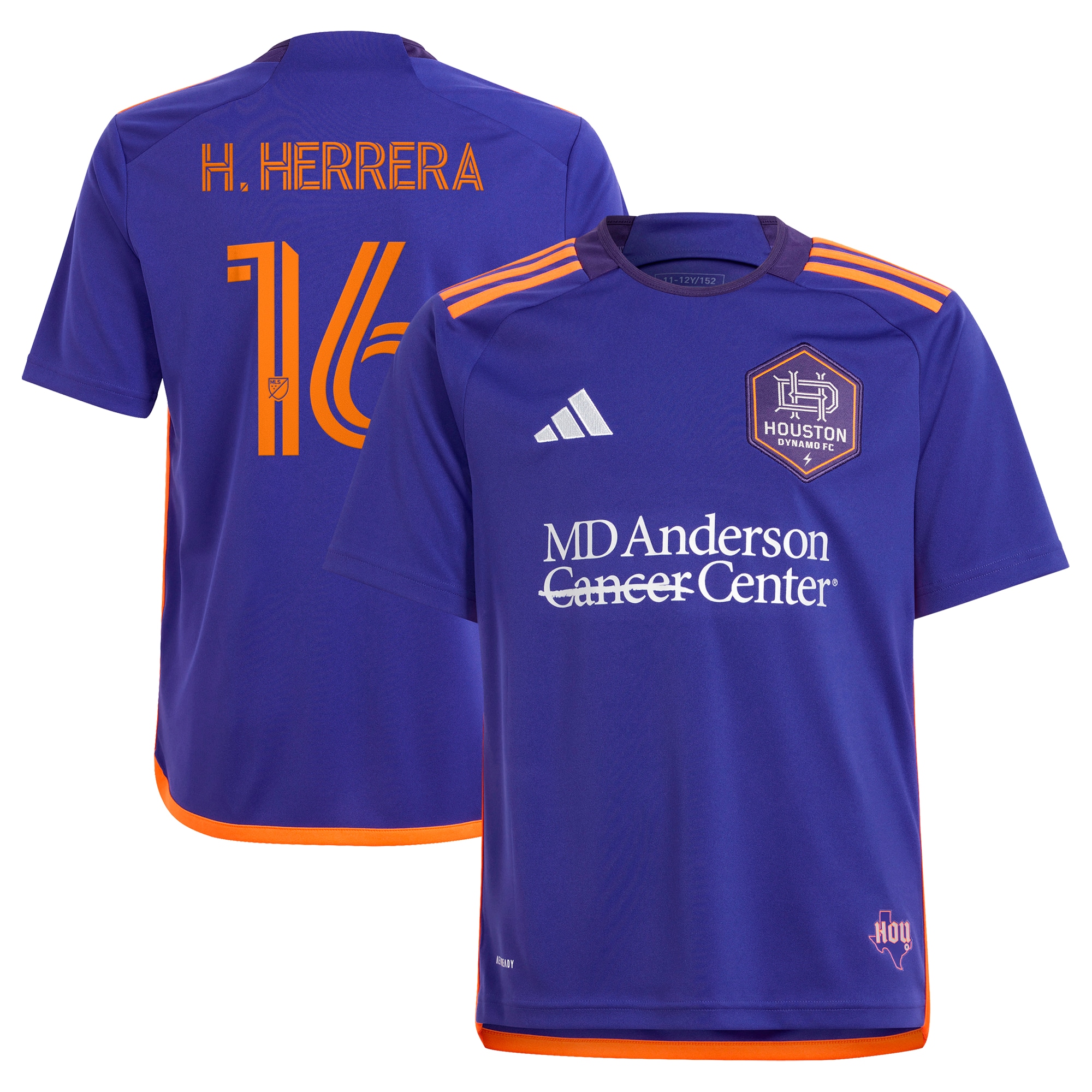 Héctor Herrera Houston Dynamo FC Youth 2024 Still Holdin' Replica Player Jersey  Purple