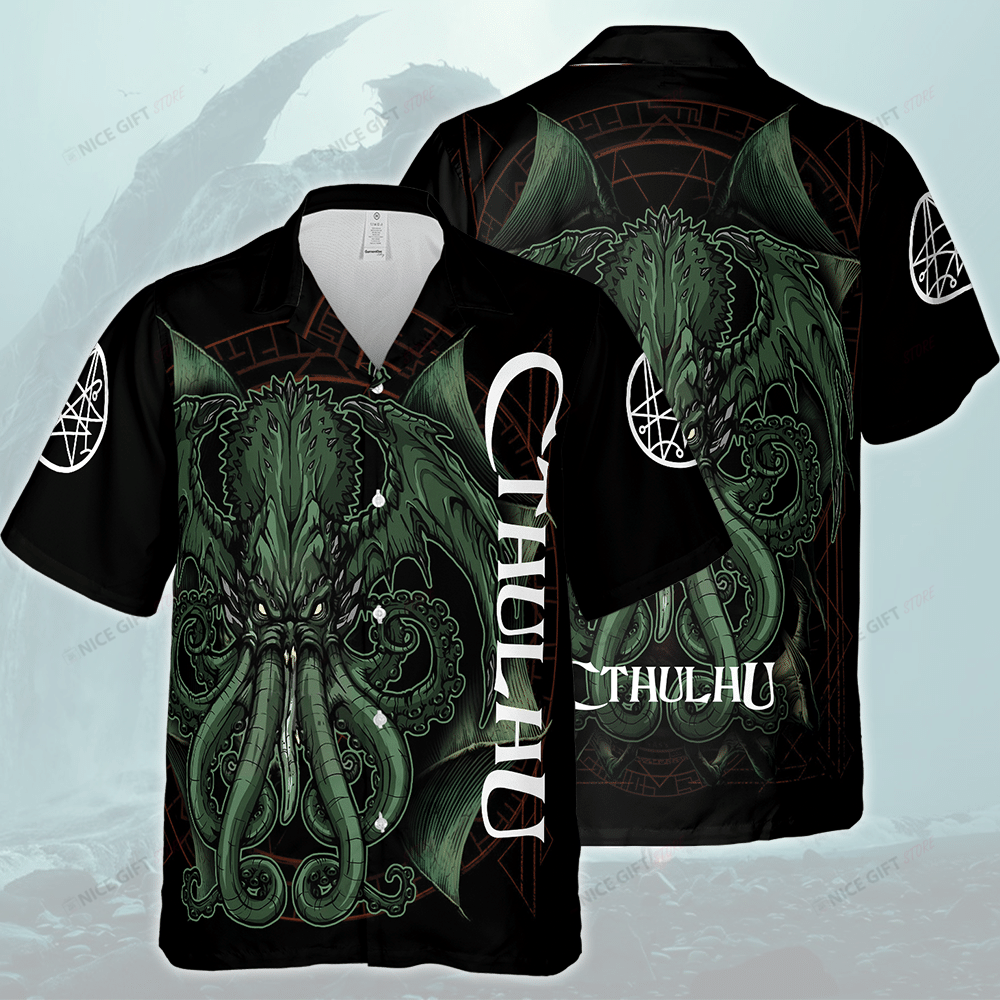 Cthulhu Hawaiian 3D Shirt 3Hs-V2G8