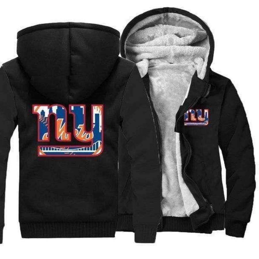 New York Giants Winter Hoodie 3D Style737 All Over Printed