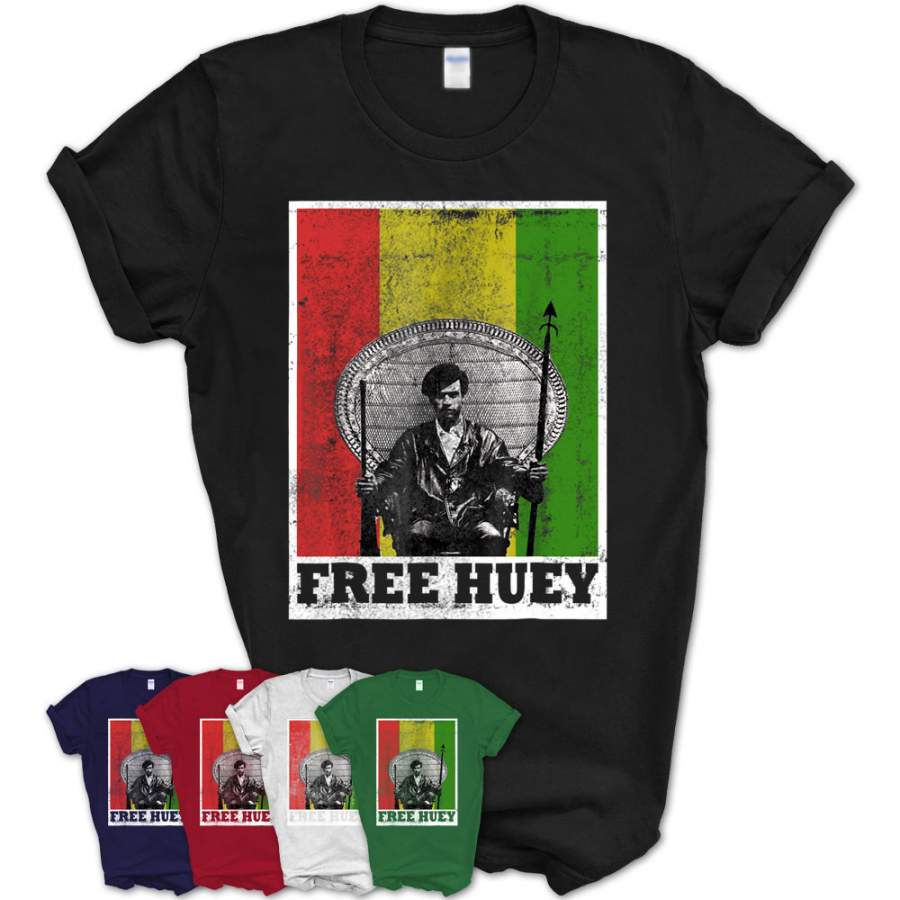 Free Huey Black Power Empowerment T-Shirt