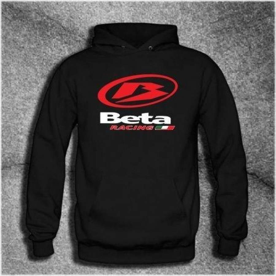 Fashion Men’s Beta Racing Logo Pullover Hoodie