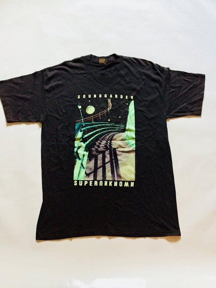 Vintage Soundgarden Super Unknown Deadstock Glow In The Dark Brockrum Band Tour Deadstock Shirt