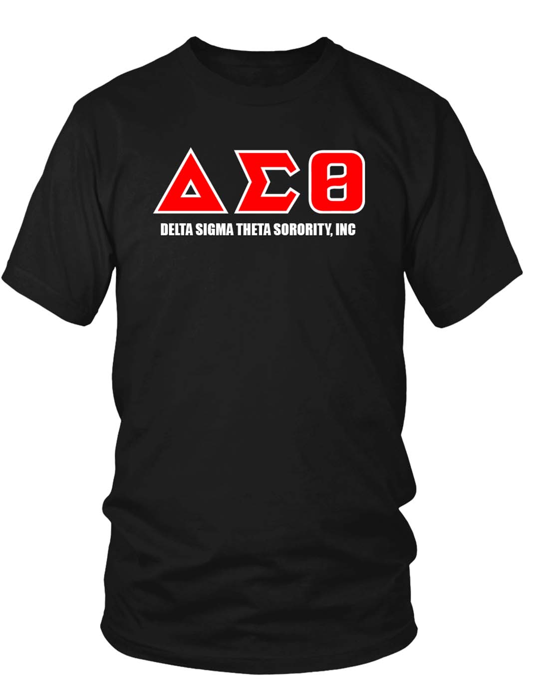 Delta Sigma Theta Greek Text T-Shirt