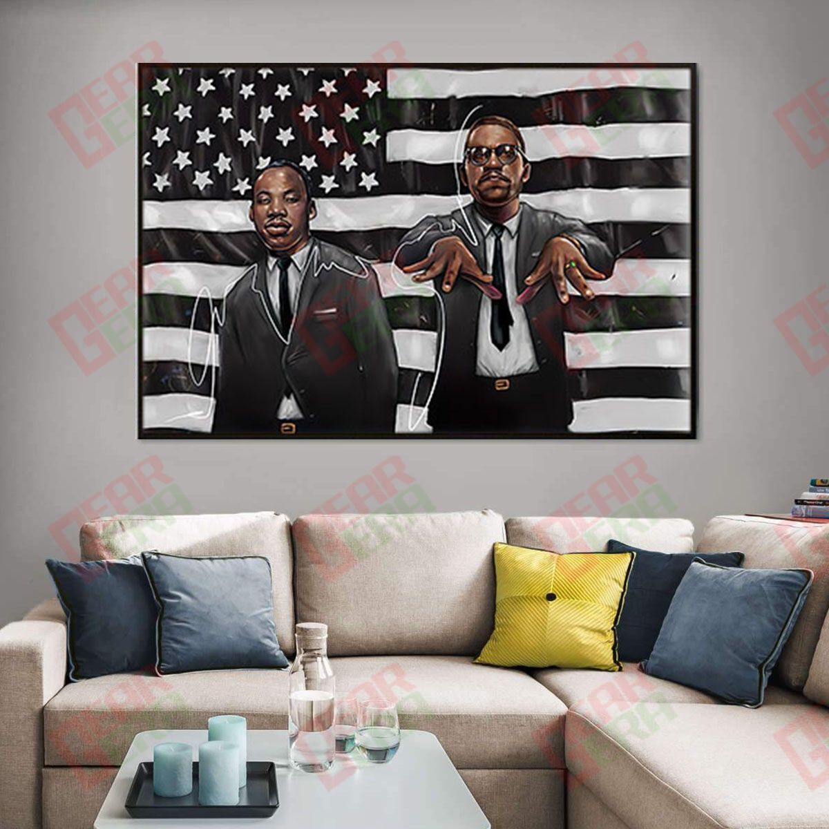 Black American Canvas Amazing African American Canvas Art Prints Black Girl Magic Black King Living Room Wall Attractive Home Decor Canvas