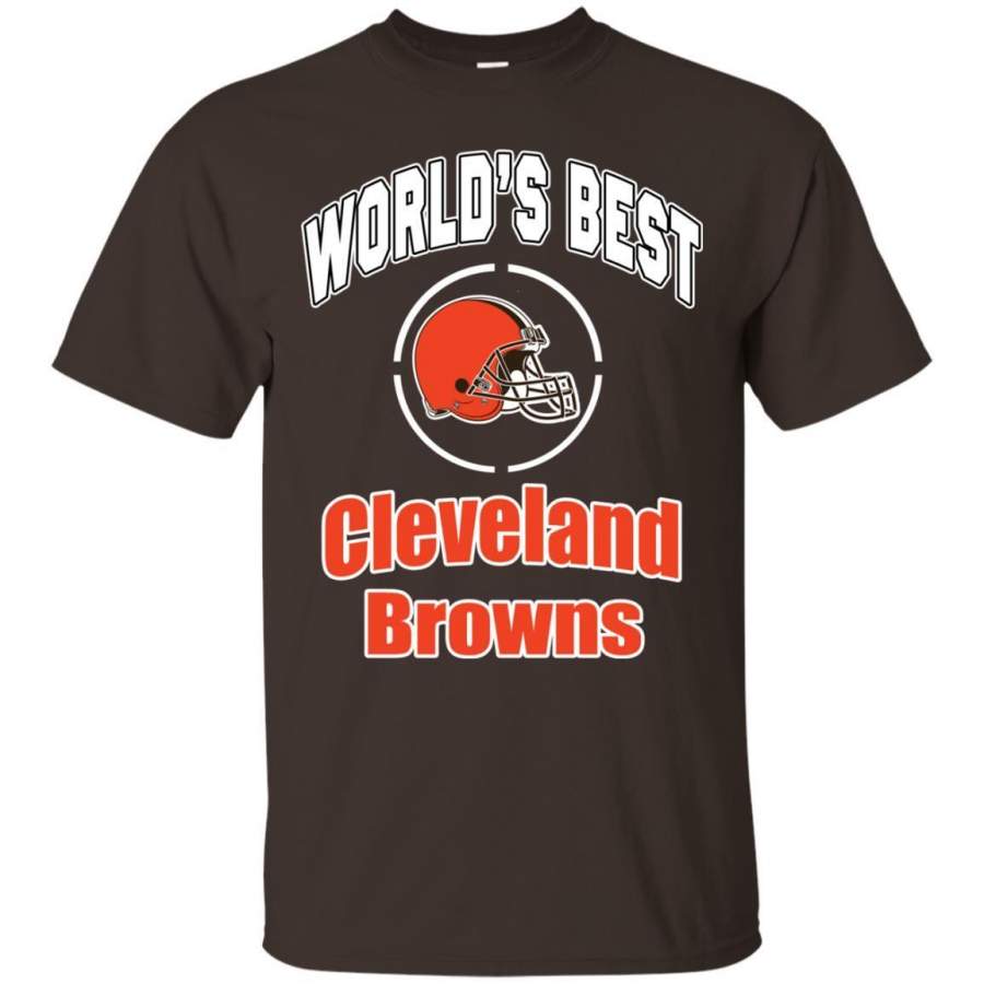 Amazing World’s Best Dad Cleveland Browns T Shirts