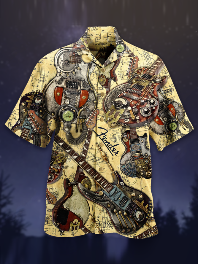 Guitar Hawaii Shirt For Men Women Adult Ha28122