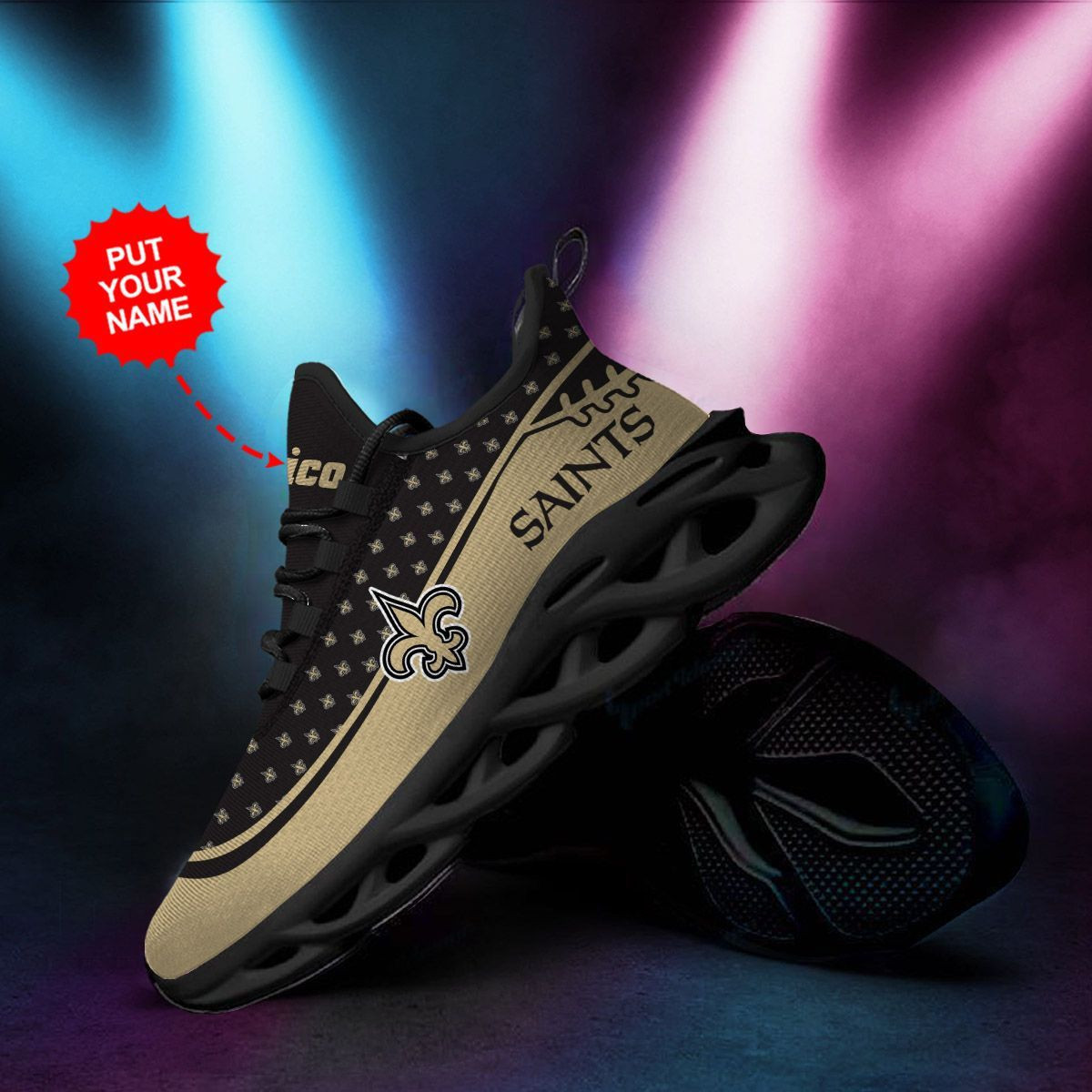 New Orleans Saints Custom Personalized Max Soul Sneakers Running Sports Shoes For Men Women