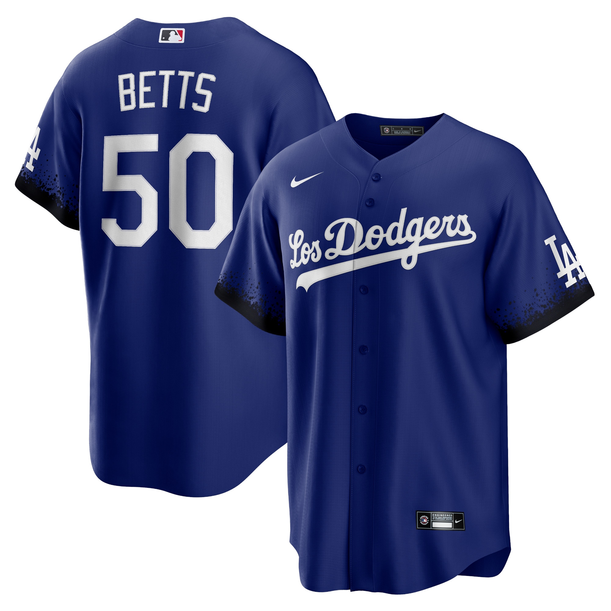 Mookie Betts Los Angeles Dodgers City Connect Replica Player Jersey – Royal