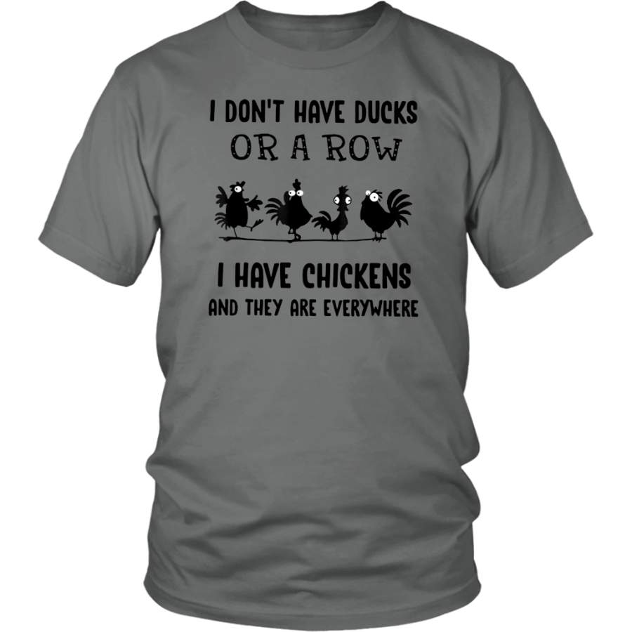 I Don’t have Ducks Or A Row I have Squirrels And They’re Every Where T-Shirt