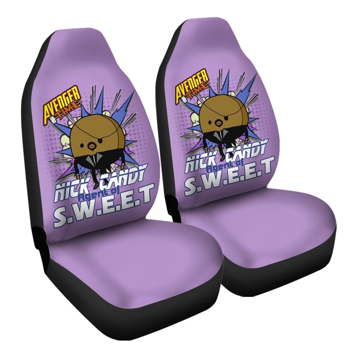 Avenger Time Nick Candy Car Seat Covers