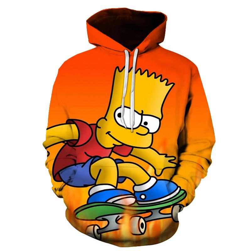 The Simpsons Sweatshirt Hoodies V21 3D T-Shirt