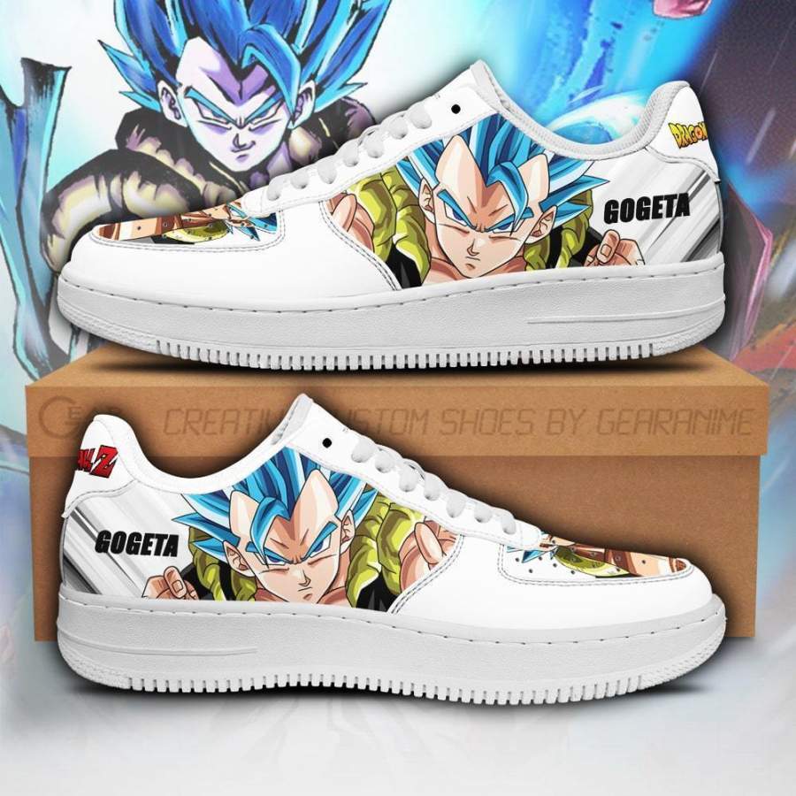 Gogeta Air Sneakers Custom Dragon Ball Z Anime Shoes Fan PT04