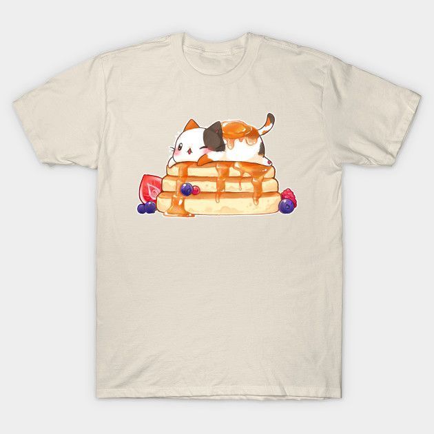 Pancake Cat Pancakes Shirt Teepublic Shirt