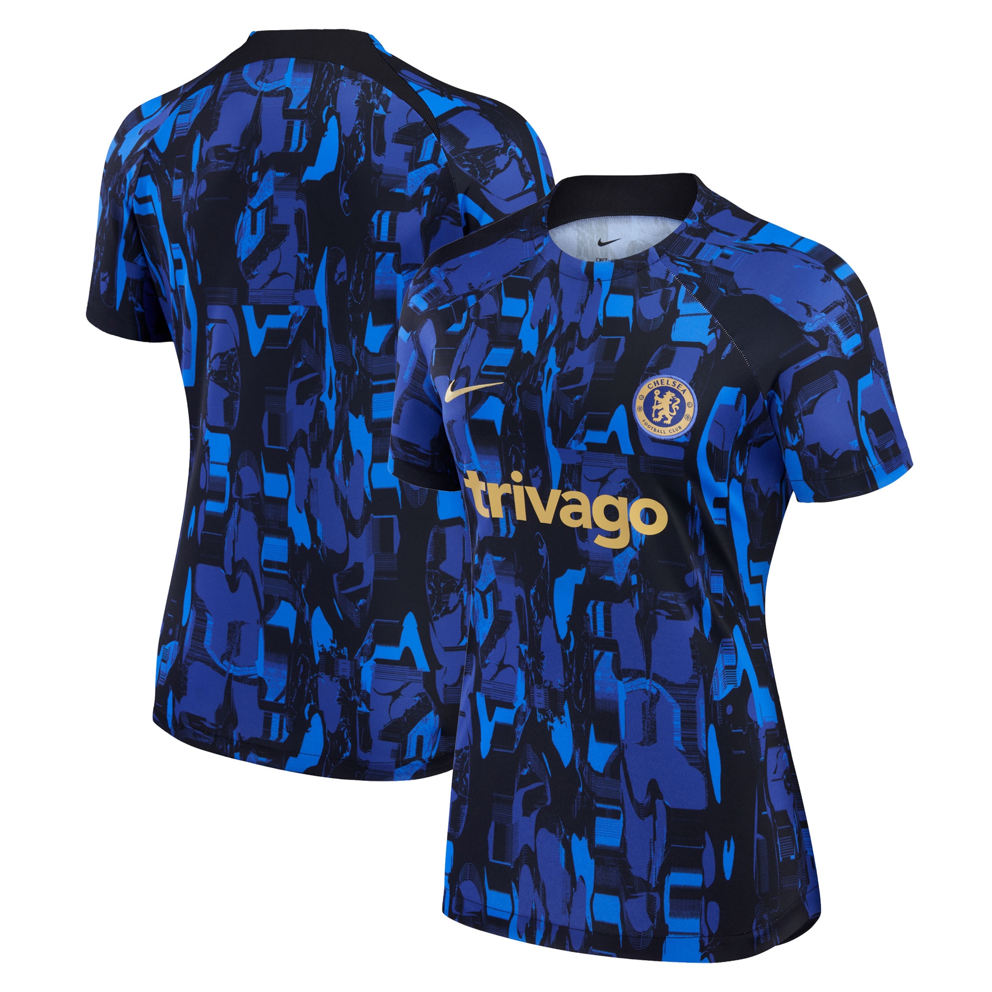 Chelsea Women's 2023/24 Home Academy Pro Pre-Match Top – Blue