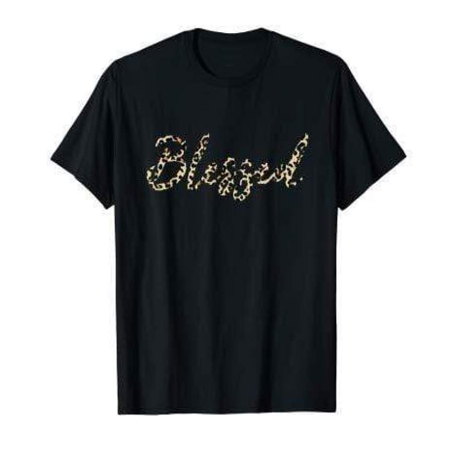 Blessed Cheetah Leopard Christian T-shirt #0909HL