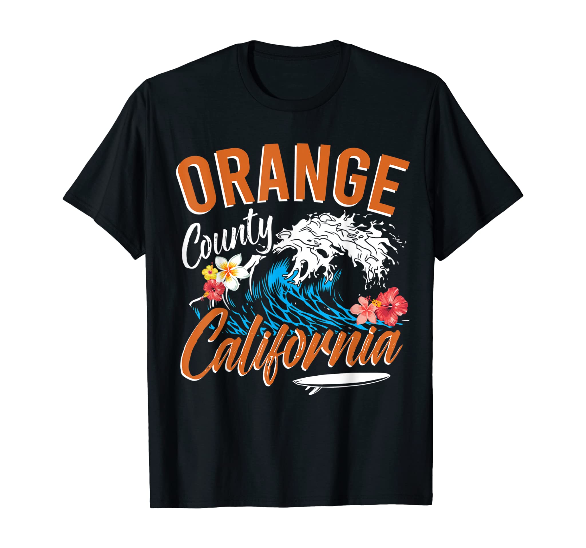 Orange County California Ocean Surfing the Beaches of Ca T-Shirt