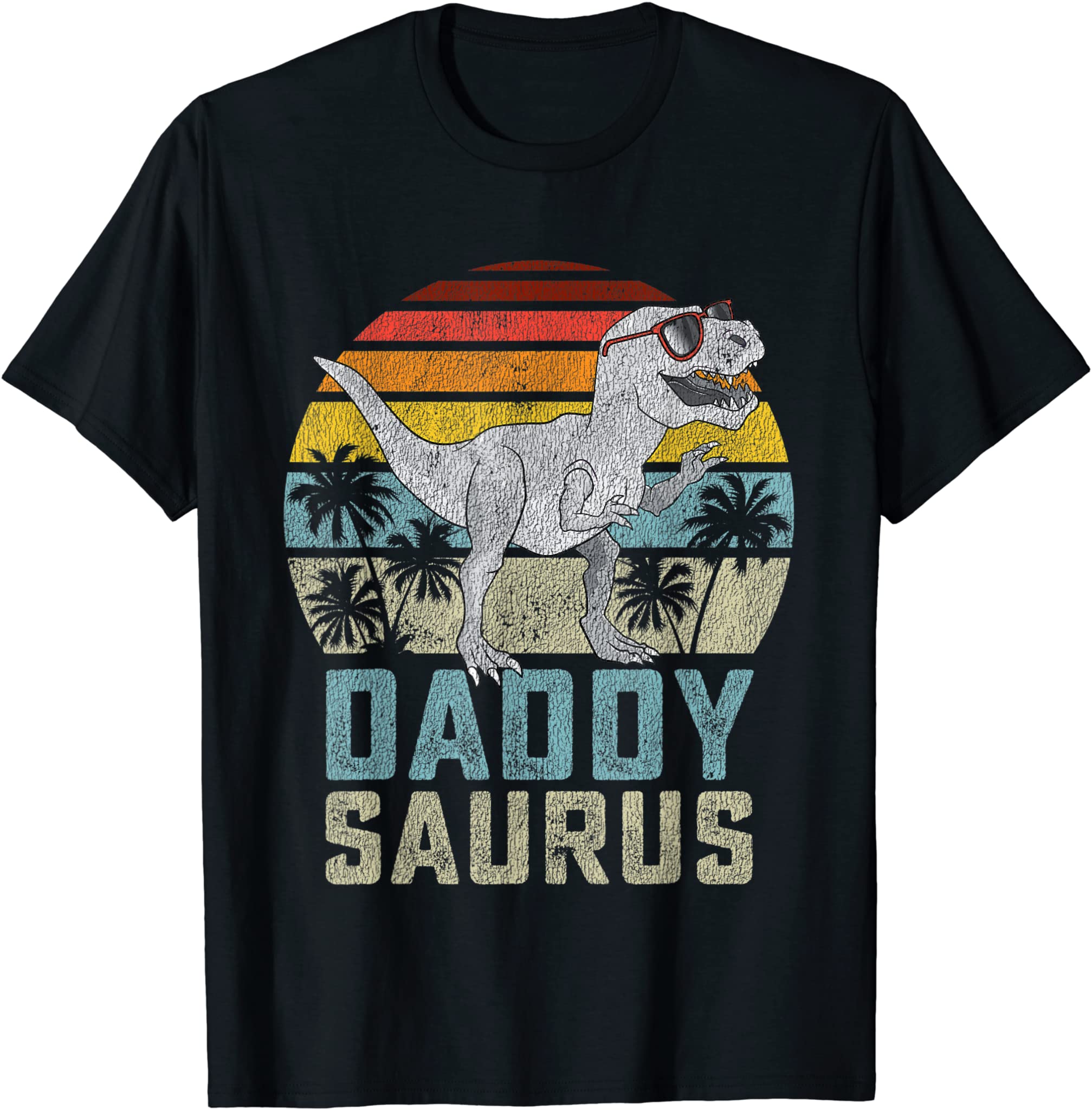 Daddysaurus T Rex Dinosaur Daddy Saurus Family Matching T-Shirt