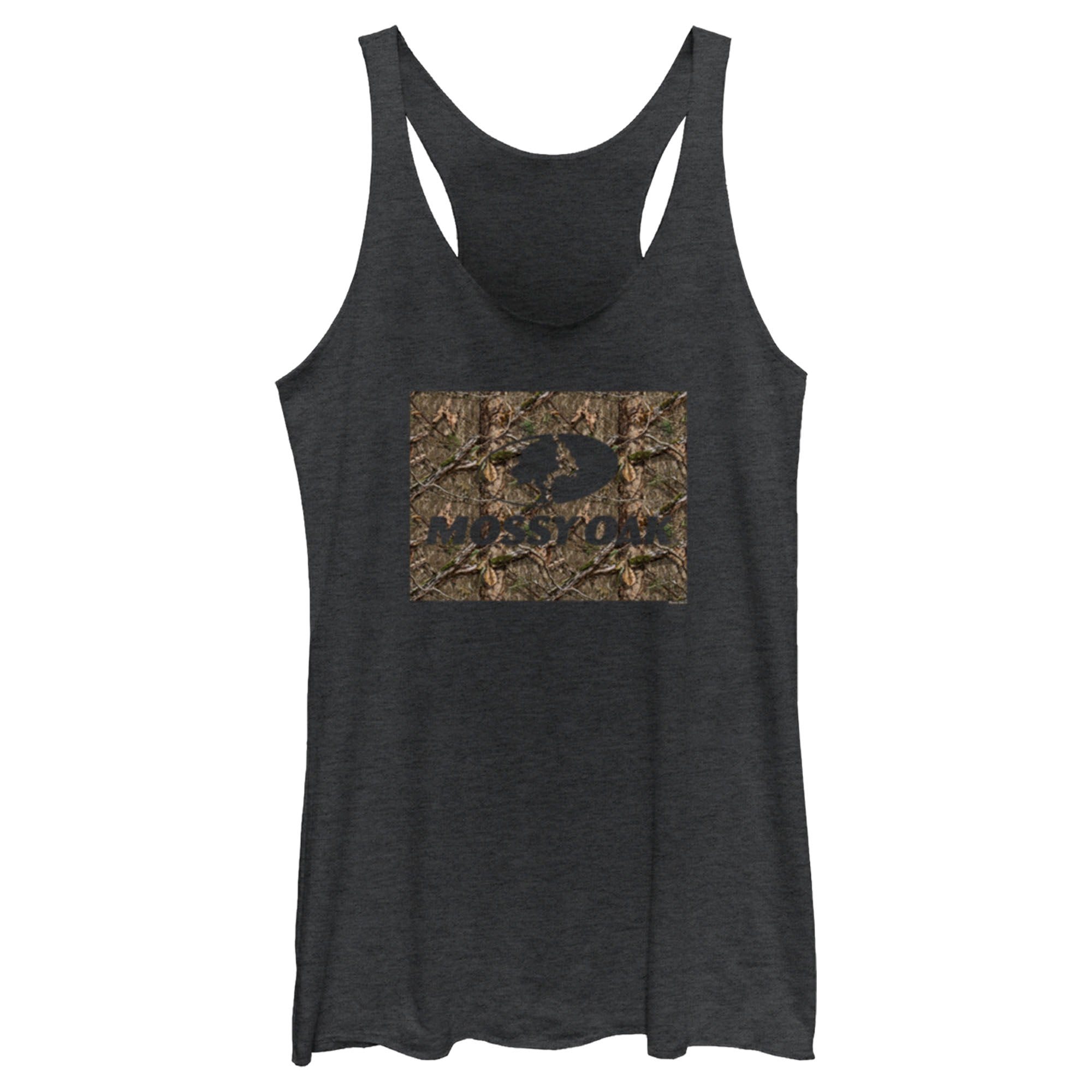 Women’S Mossy Oak In The Woods Logo Racerback Tank Top