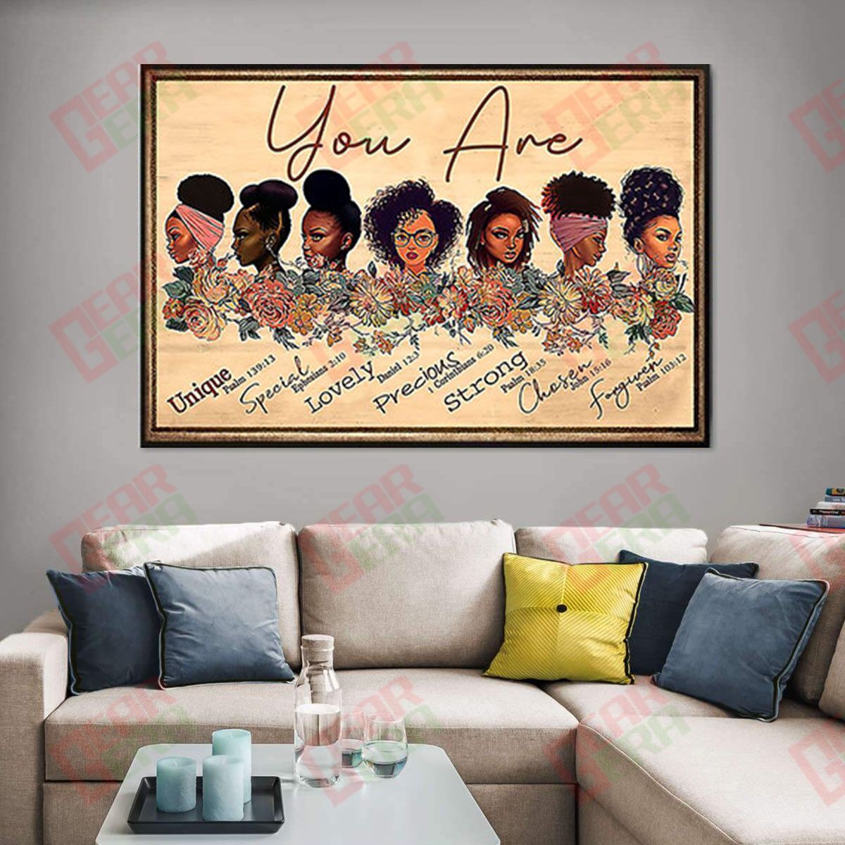 Black African American Canvas Graphic Black Power Canvas Art Prints African Queen African Man Bedroom Wall Beautiful Wall Of Art