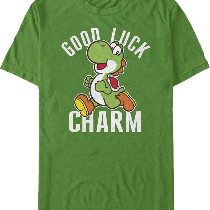 Yoshi Good Luck Charm Super Mario Bros. T-Shirt