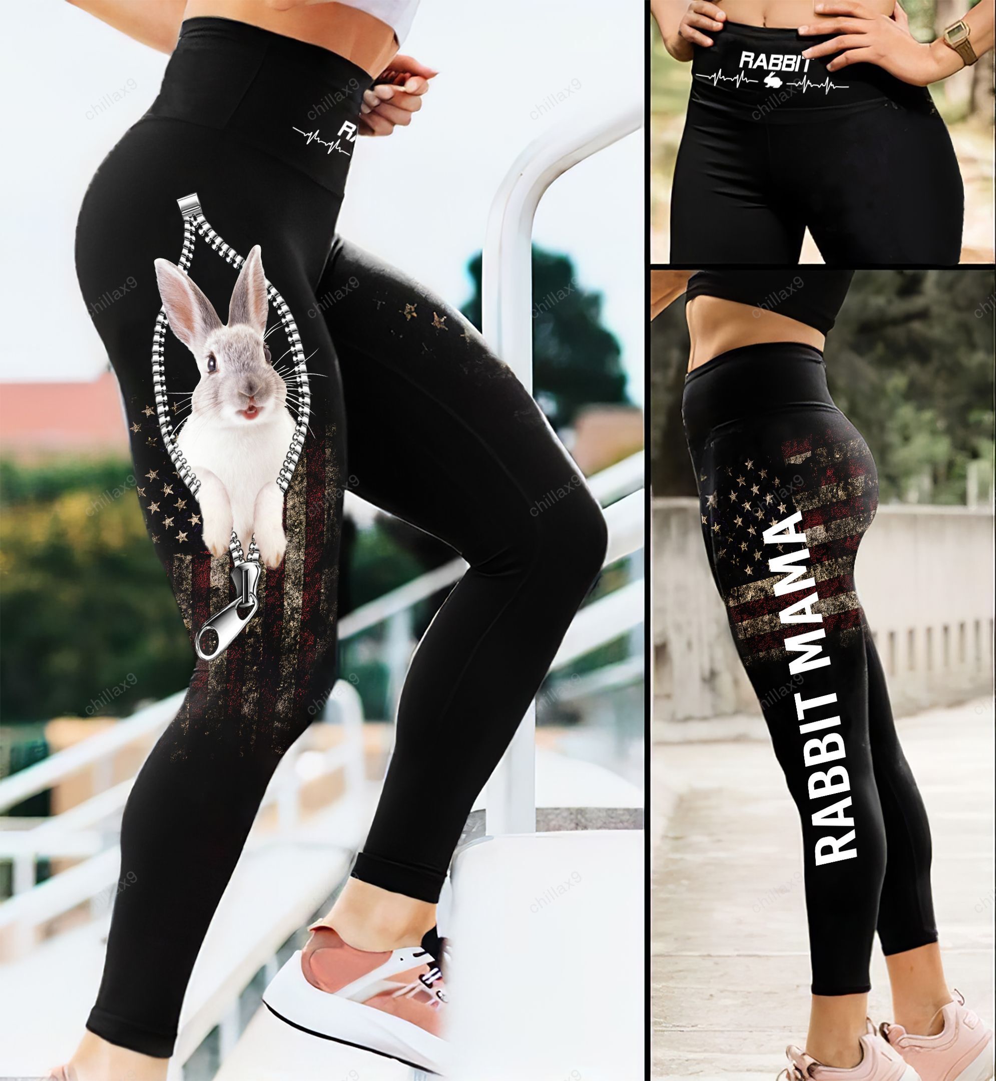 Rabbit mama Leggings