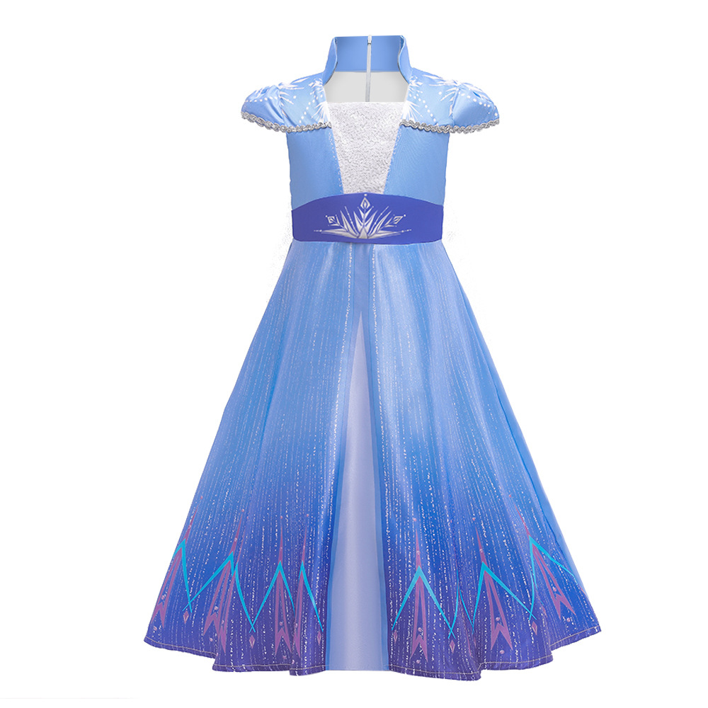 Summer Christmas Elsa Dress Girls Sequin Kids Clothes Princess Dress For Girls Wedding Party Dress vestidos Clothing 8-10 Year alx