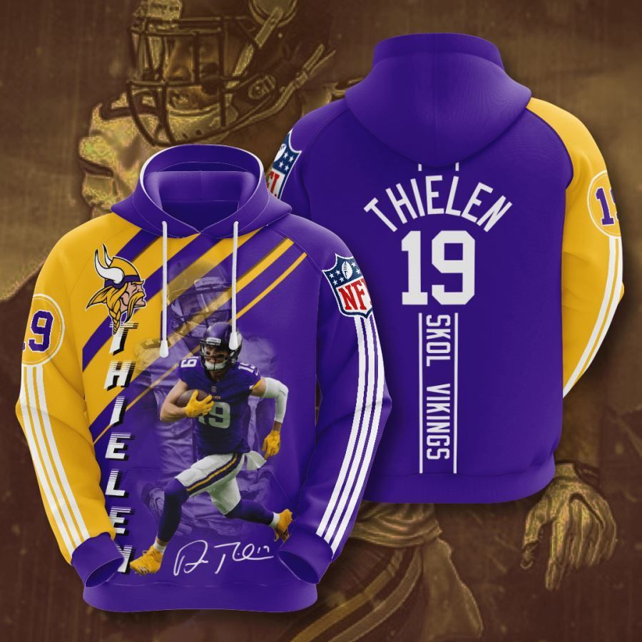 Minnesota Vikings No1228 Custom Hoodie 3D