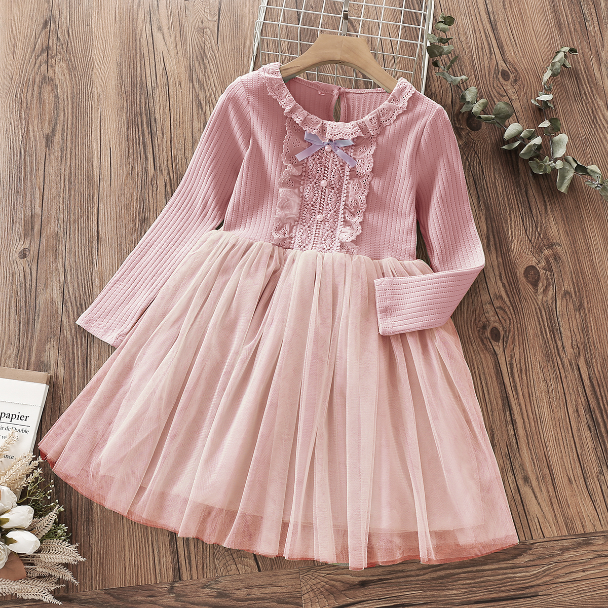 2022 Spring Dresses for Girls Elegant Dress Kids Princess Costume Teenagers School Children Clothes Vestidos 6 7 8 9 10 12 Years alx