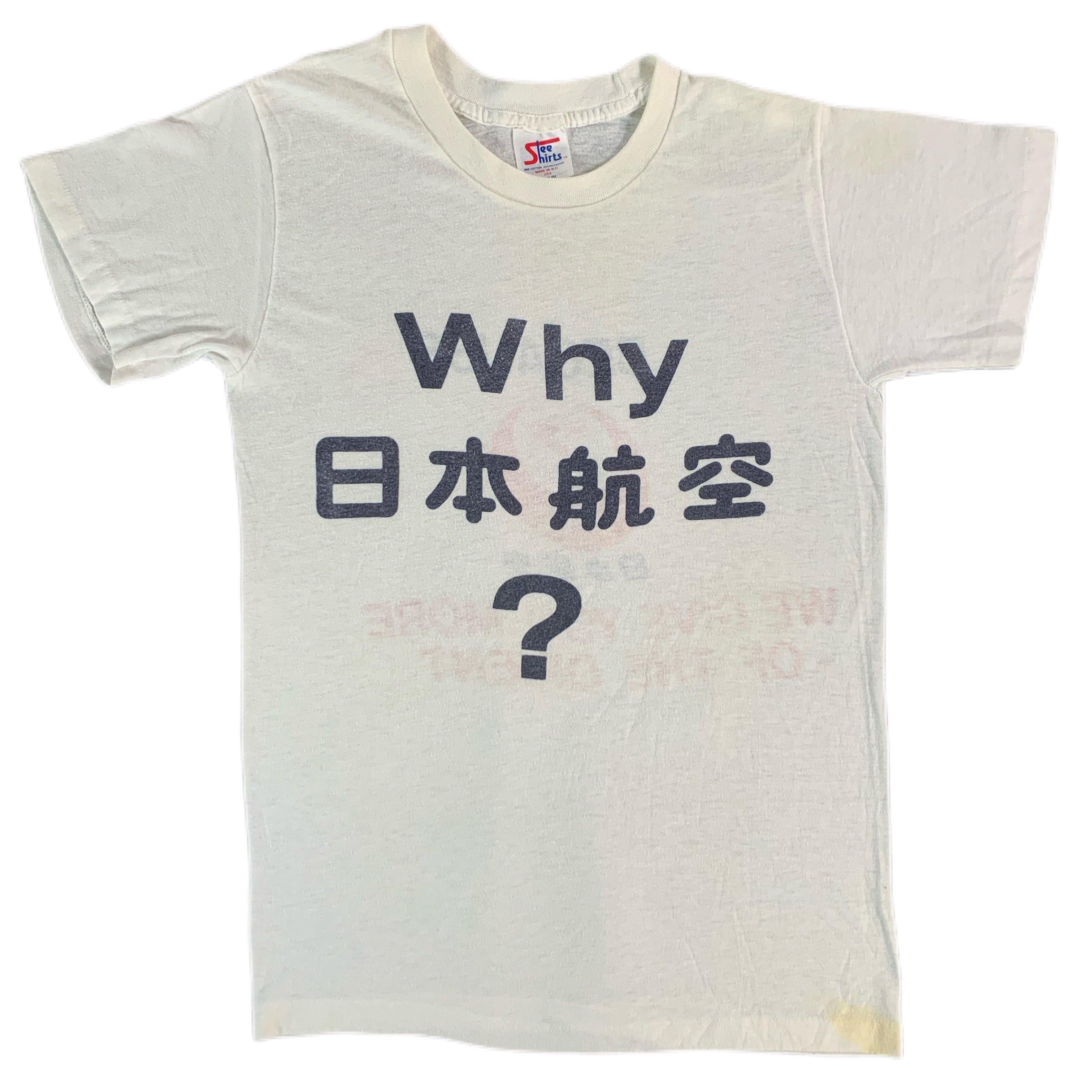 Vintage Japan Airlines “Why?” T-Shirt